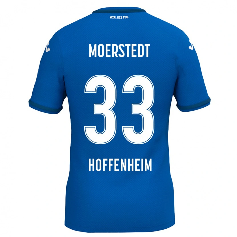 Danxen Barn Max Moerstedt #33 Kungsblå Hemmatröja Matchtröjor 2024/25 Tröjor T-Tröja