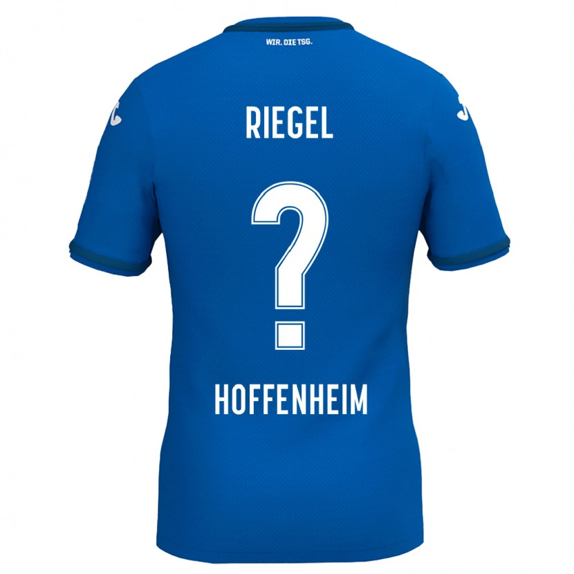 Danxen Barn Adrian Riegel #0 Kungsblå Hemmatröja Matchtröjor 2024/25 Tröjor T-Tröja