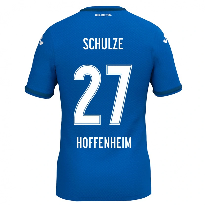 Danxen Barn Louis Schulze #27 Kungsblå Hemmatröja Matchtröjor 2024/25 Tröjor T-Tröja