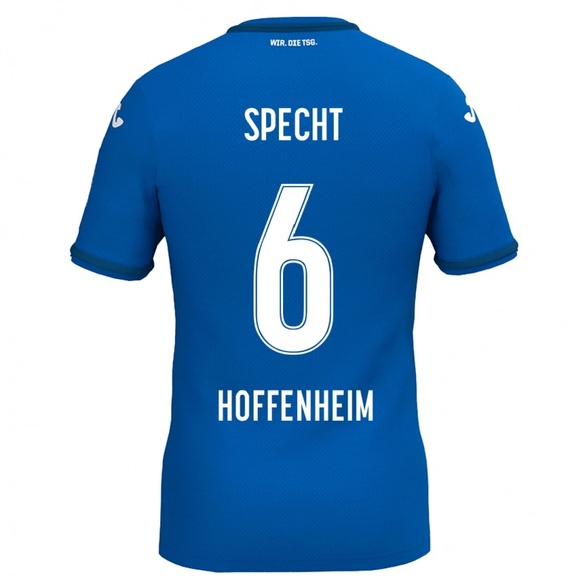 Danxen Barn Michaela Specht #6 Kungsblå Hemmatröja Matchtröjor 2024/25 Tröjor T-Tröja