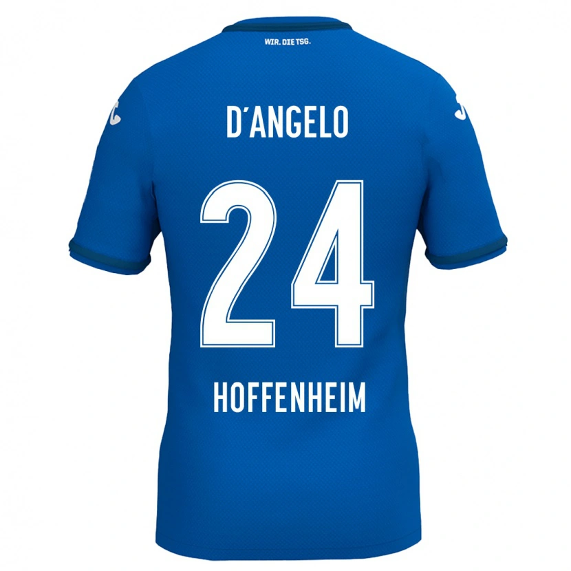 Danxen Barn Chiara D'angelo #24 Kungsblå Hemmatröja Matchtröjor 2024/25 Tröjor T-Tröja