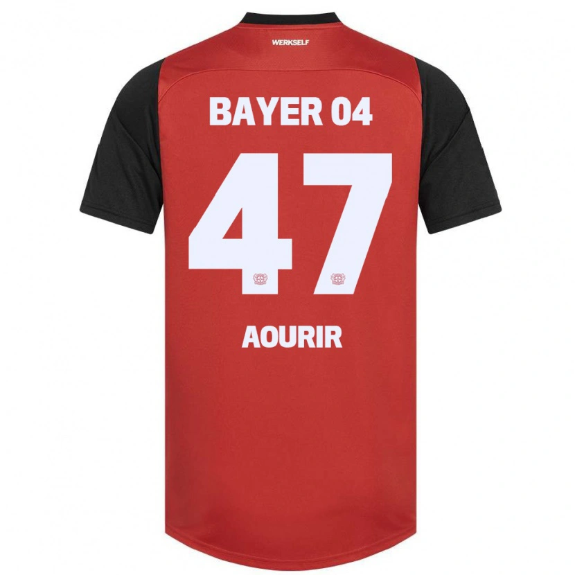 Danxen Barn Ayman Aourir #47 Röd Svart Hemmatröja Matchtröjor 2024/25 Tröjor T-Tröja