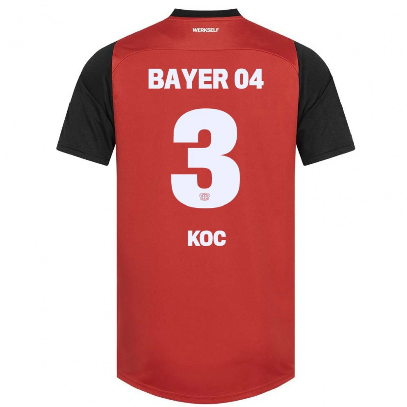 Danxen Barn Halil Koc #3 Röd Svart Hemmatröja Matchtröjor 2024/25 Tröjor T-Tröja