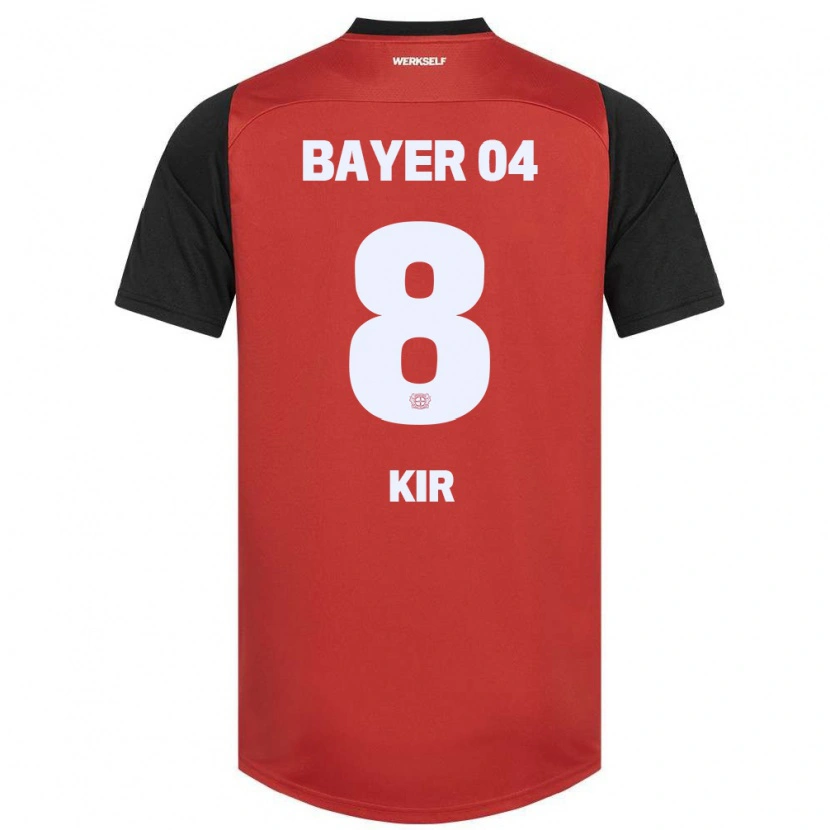 Danxen Barn Burak Kir #8 Röd Svart Hemmatröja Matchtröjor 2024/25 Tröjor T-Tröja