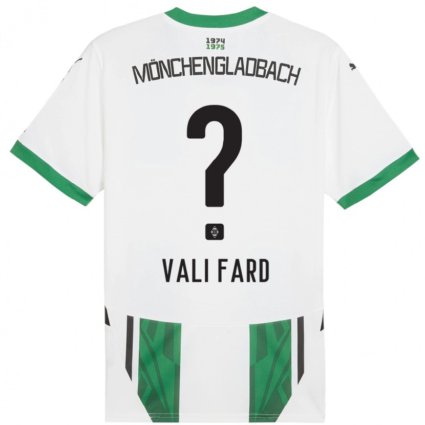 Danxen Barn Elias Vali Fard #0 Vit Grön Hemmatröja Matchtröjor 2024/25 Tröjor T-Tröja