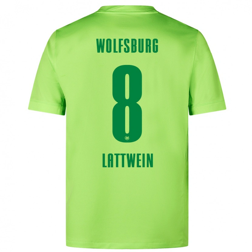 Danxen Barn Lena Lattwein #8 Fluorescerande Grön Hemmatröja Matchtröjor 2024/25 Tröjor T-Tröja