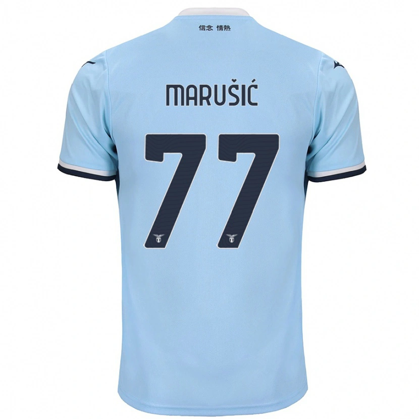 Danxen Barn Adam Marusic #77 Blå Hemmatröja Matchtröjor 2024/25 Tröjor T-Tröja