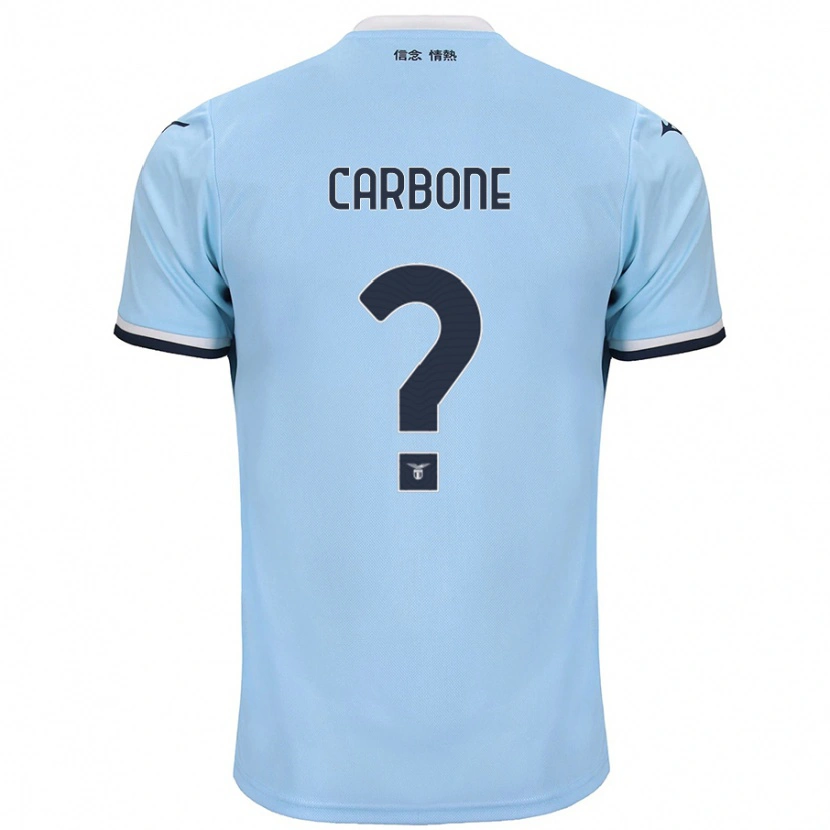 Danxen Barn Giovanni Carbone #0 Blå Hemmatröja Matchtröjor 2024/25 Tröjor T-Tröja