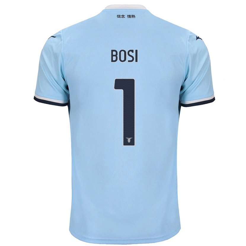 Danxen Barn Gioele Bosi #1 Blå Hemmatröja Matchtröjor 2024/25 Tröjor T-Tröja