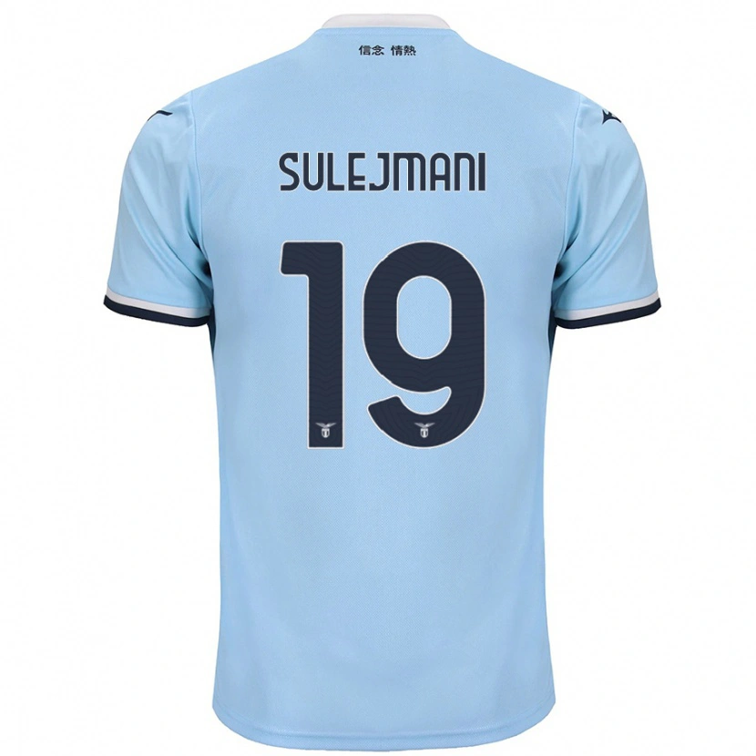 Danxen Barn Flavio Sulejmani #19 Blå Hemmatröja Matchtröjor 2024/25 Tröjor T-Tröja