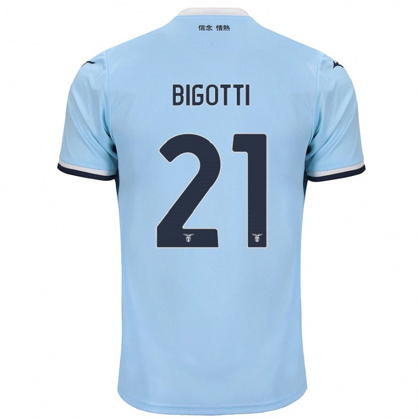 Danxen Barn Massimo Bigotti #21 Blå Hemmatröja Matchtröjor 2024/25 Tröjor T-Tröja