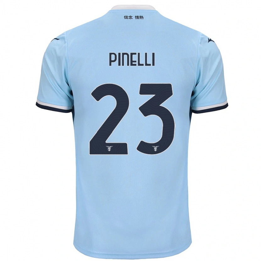 Danxen Barn Pietro Pinelli #23 Blå Hemmatröja Matchtröjor 2024/25 Tröjor T-Tröja
