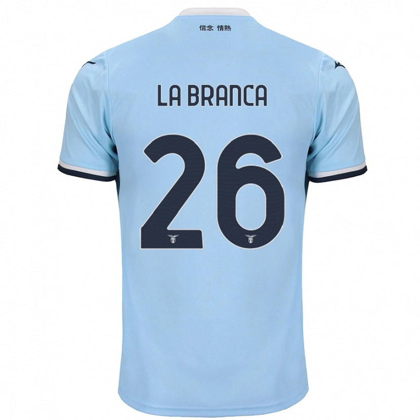 Danxen Barn Ruggero La Branca #26 Blå Hemmatröja Matchtröjor 2024/25 Tröjor T-Tröja