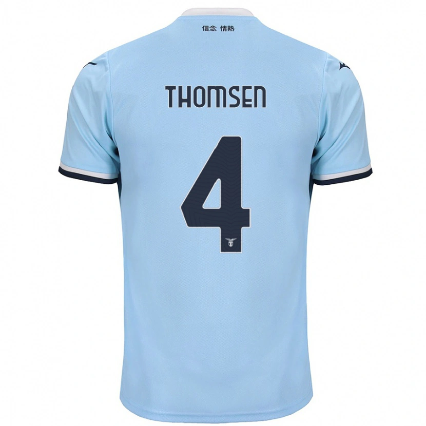 Danxen Barn Maria Møller Thomsen #4 Blå Hemmatröja Matchtröjor 2024/25 Tröjor T-Tröja