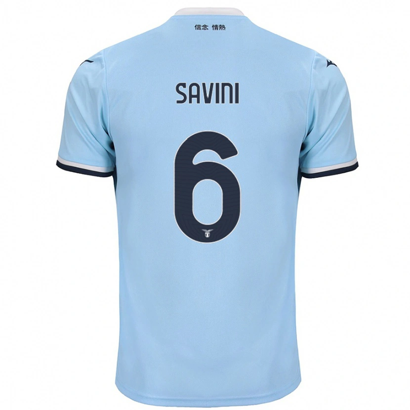 Danxen Barn Federica Savini #6 Blå Hemmatröja Matchtröjor 2024/25 Tröjor T-Tröja