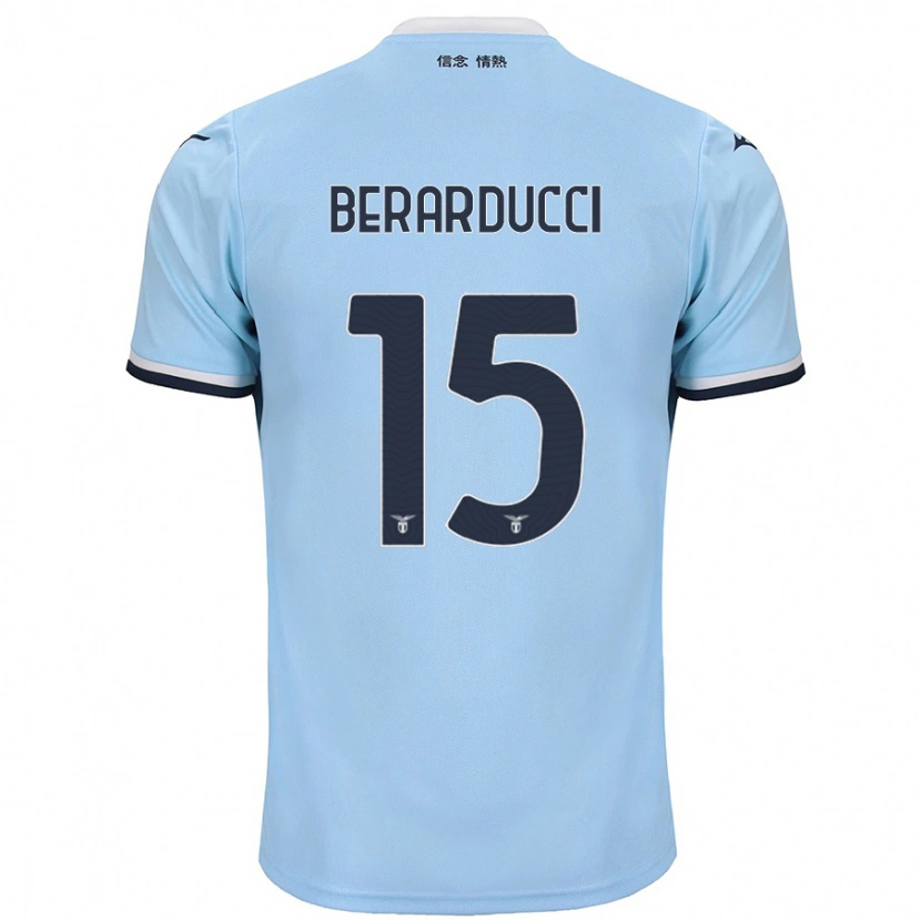 Danxen Barn Martina Berarducci #15 Blå Hemmatröja Matchtröjor 2024/25 Tröjor T-Tröja