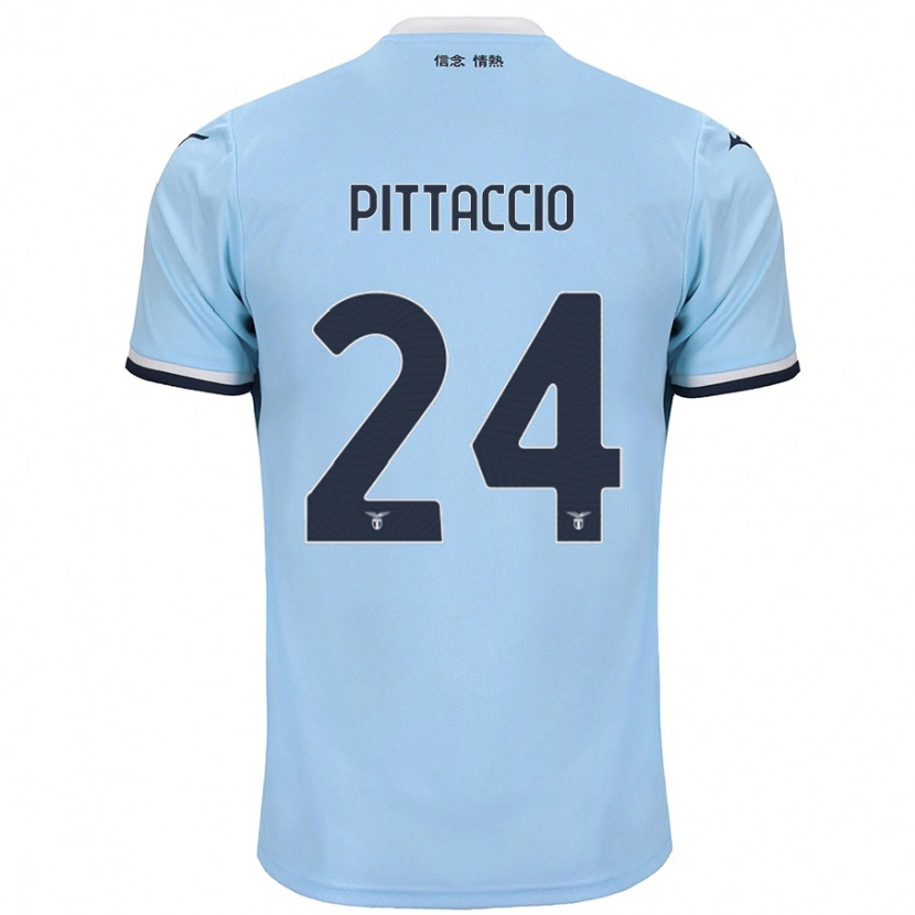 Danxen Barn Francesca Pittaccio #24 Blå Hemmatröja Matchtröjor 2024/25 Tröjor T-Tröja