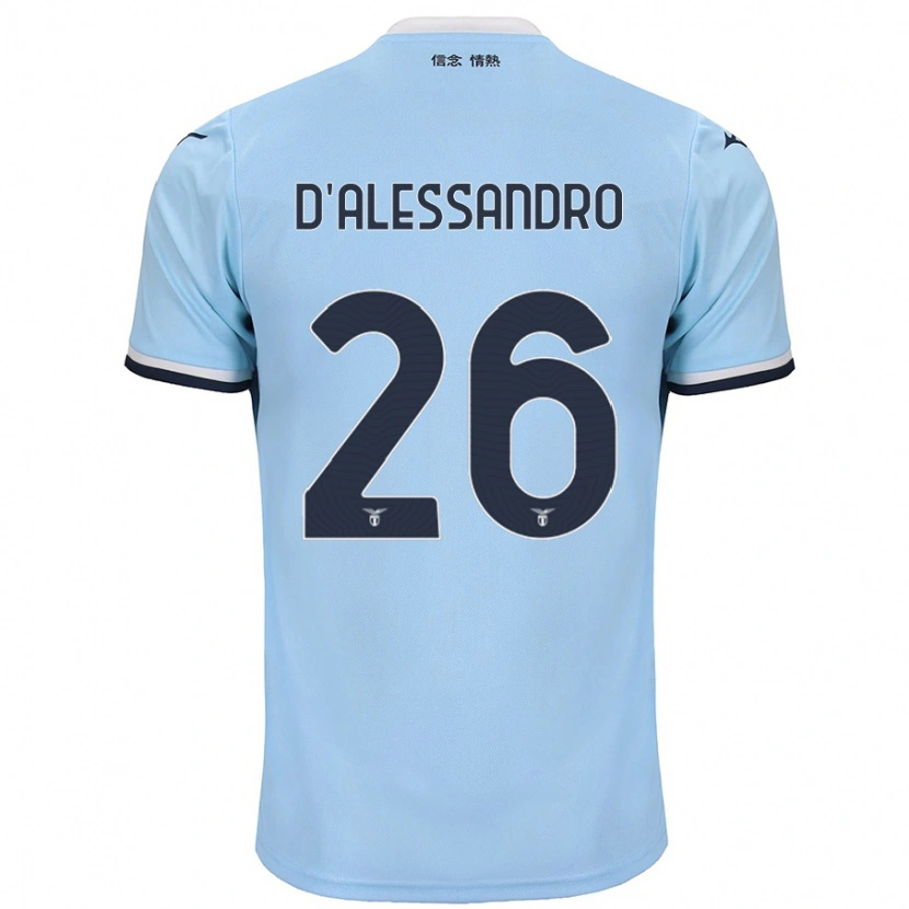 Danxen Barn Mattya D'alessandro #26 Blå Hemmatröja Matchtröjor 2024/25 Tröjor T-Tröja