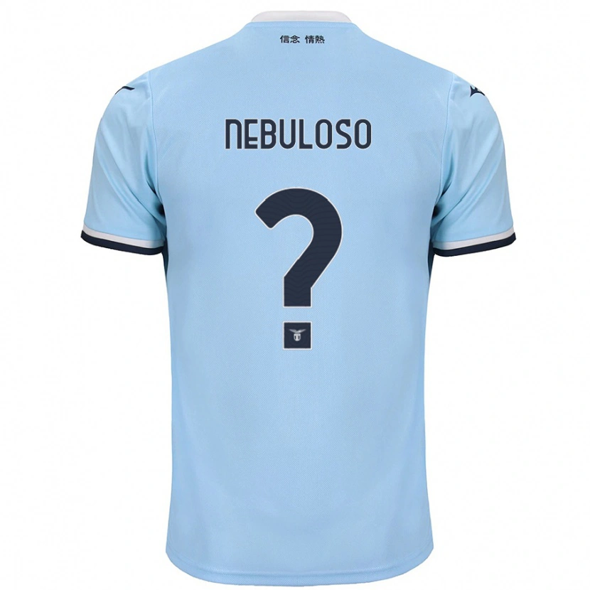 Danxen Barn Giulio Nebuloso #0 Blå Hemmatröja Matchtröjor 2024/25 Tröjor T-Tröja