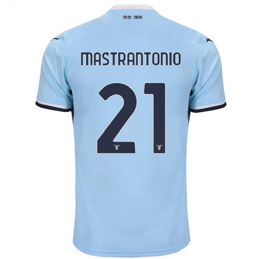 Danxen Barn Ella Mastrantonio #21 Blå Hemmatröja Matchtröjor 2024/25 Tröjor T-Tröja