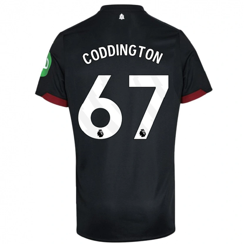 Danxen Barn Remy Coddington #67 Svart Vit Bortatröja Matchtröjor 2024/25 Tröjor T-Tröja