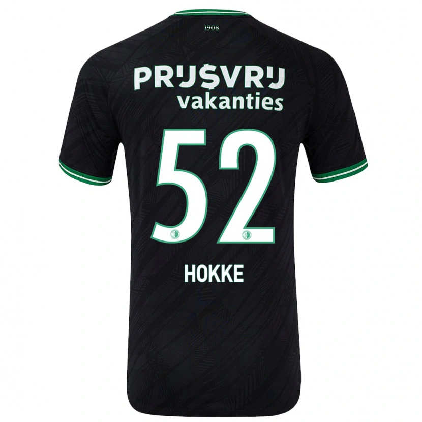 Danxen Barn Milan Hokke #52 Svart Grön Bortatröja Matchtröjor 2024/25 Tröjor T-Tröja