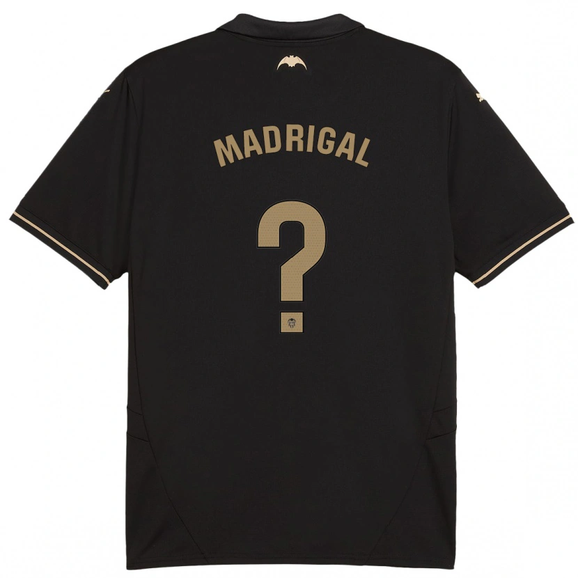 Danxen Barn Warren Madrigal #0 Svart Bortatröja Matchtröjor 2024/25 Tröjor T-Tröja