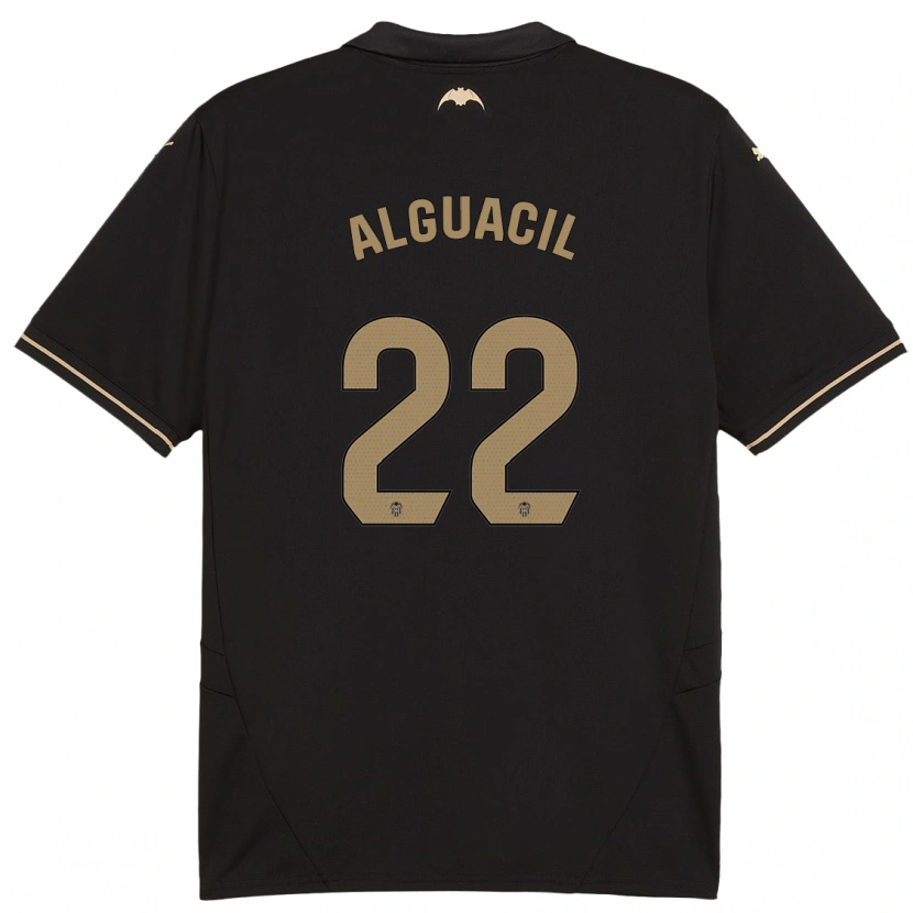 Danxen Barn Ainhoa Alguacil #22 Svart Bortatröja Matchtröjor 2024/25 Tröjor T-Tröja