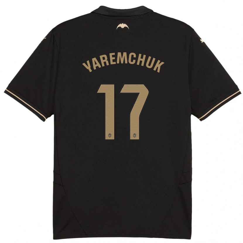 Danxen Barn Roman Yaremchuk #17 Svart Bortatröja Matchtröjor 2024/25 Tröjor T-Tröja