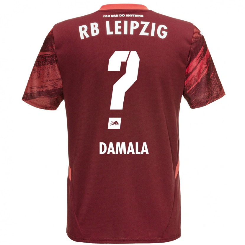 Danxen Barn Bilal Damala #0 Bourgogne Bortatröja Matchtröjor 2024/25 Tröjor T-Tröja