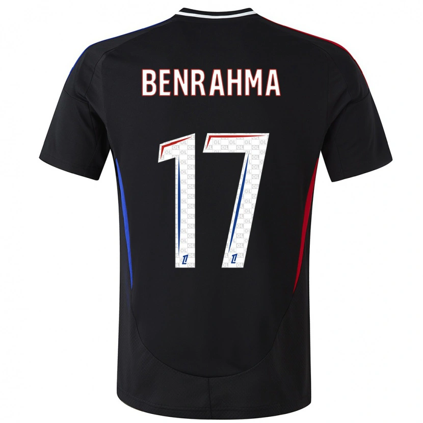 Danxen Barn Saïd Benrahma #17 Svart Bortatröja Matchtröjor 2024/25 Tröjor T-Tröja