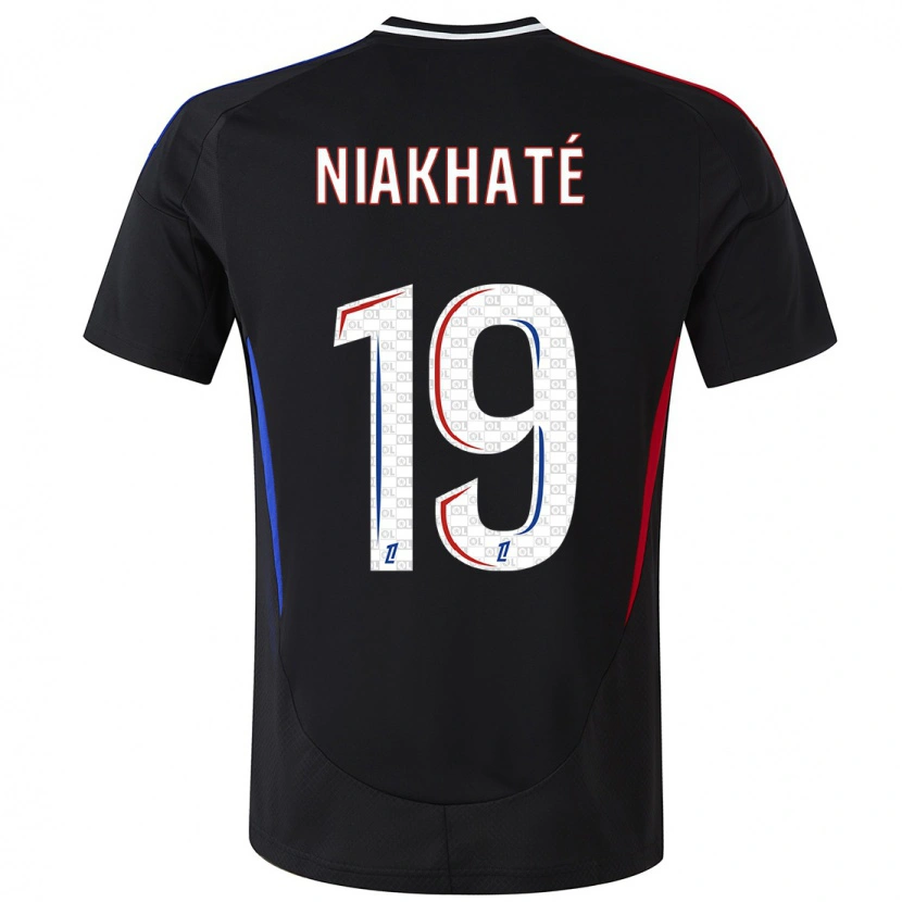 Danxen Barn Moussa Niakhaté #19 Svart Bortatröja Matchtröjor 2024/25 Tröjor T-Tröja