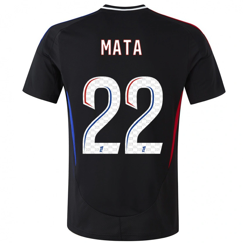 Danxen Barn Clinton Mata #22 Svart Bortatröja Matchtröjor 2024/25 Tröjor T-Tröja
