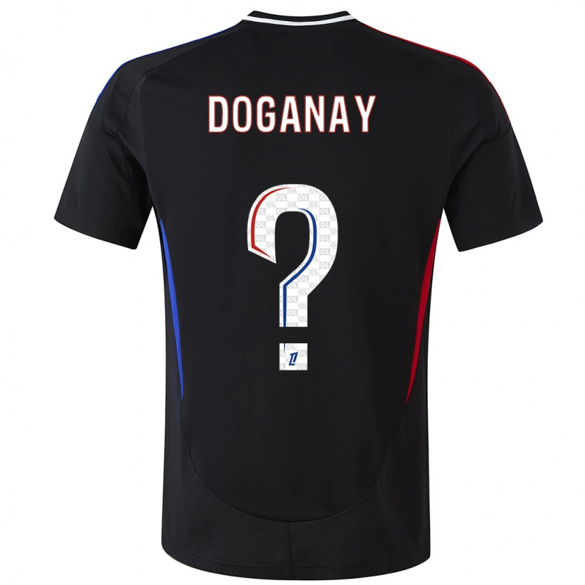 Danxen Barn Kenan Doganay #0 Svart Bortatröja Matchtröjor 2024/25 Tröjor T-Tröja