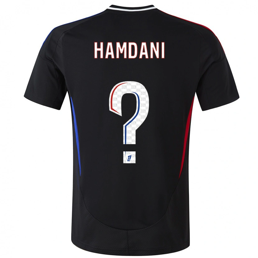 Danxen Barn Adil Hamdani #0 Svart Bortatröja Matchtröjor 2024/25 Tröjor T-Tröja