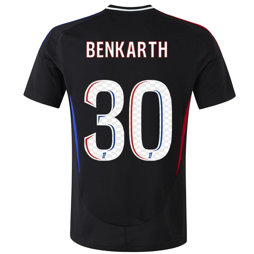 Danxen Barn Laura Benkarth #30 Svart Bortatröja Matchtröjor 2024/25 Tröjor T-Tröja