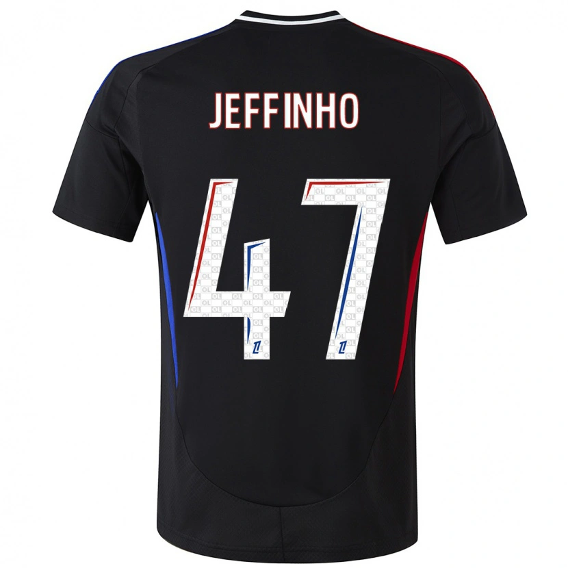 Danxen Barn Jeffinho #47 Svart Bortatröja Matchtröjor 2024/25 Tröjor T-Tröja