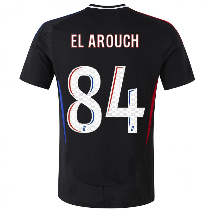 Danxen Barn Mohamed El Arouch #84 Svart Bortatröja Matchtröjor 2024/25 Tröjor T-Tröja