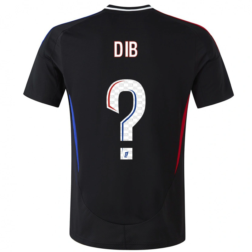Danxen Barn Djibrail Dib #0 Svart Bortatröja Matchtröjor 2024/25 Tröjor T-Tröja