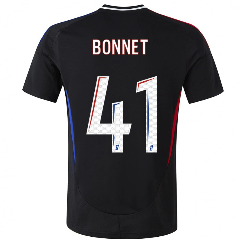 Danxen Barn Noam Bonnet #41 Svart Bortatröja Matchtröjor 2024/25 Tröjor T-Tröja