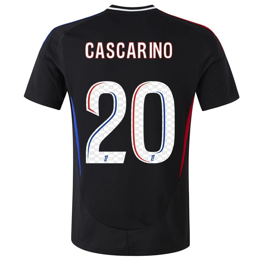 Danxen Barn Delphine Cascarino #20 Svart Bortatröja Matchtröjor 2024/25 Tröjor T-Tröja