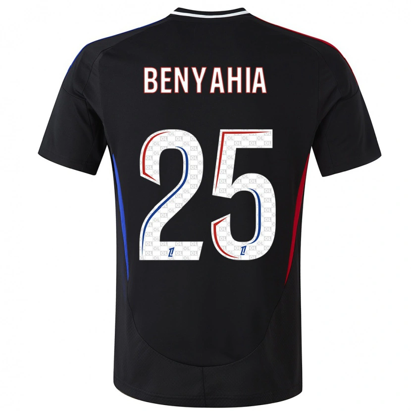 Danxen Barn Ines Benyahia #25 Svart Bortatröja Matchtröjor 2024/25 Tröjor T-Tröja