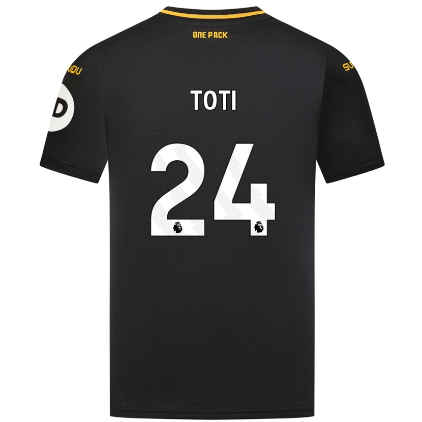 Danxen Barn Toti #24 Svart Bortatröja Matchtröjor 2024/25 Tröjor T-Tröja