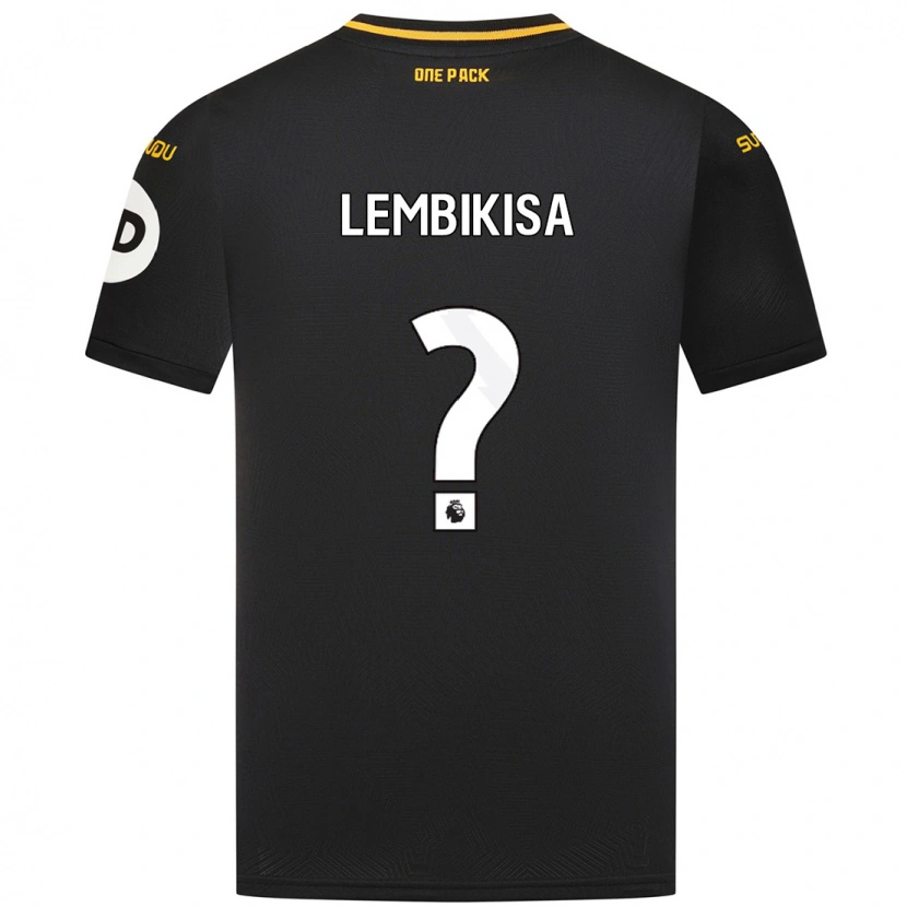 Danxen Barn Dexter Lembikisa #0 Svart Bortatröja Matchtröjor 2024/25 Tröjor T-Tröja