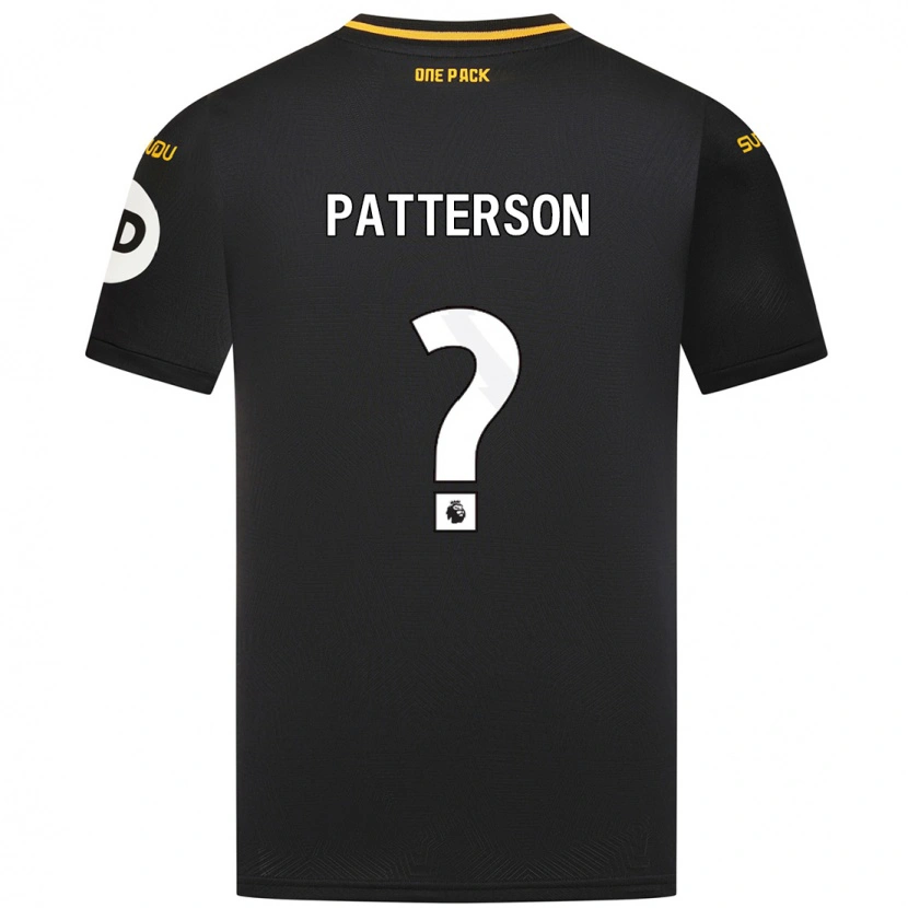 Danxen Barn Lennon Patterson #0 Svart Bortatröja Matchtröjor 2024/25 Tröjor T-Tröja