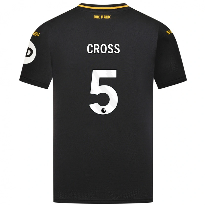 Danxen Barn Emma Cross #5 Svart Bortatröja Matchtröjor 2024/25 Tröjor T-Tröja