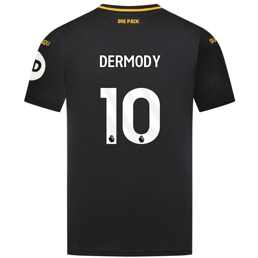 Danxen Barn Helen Dermody #10 Svart Bortatröja Matchtröjor 2024/25 Tröjor T-Tröja