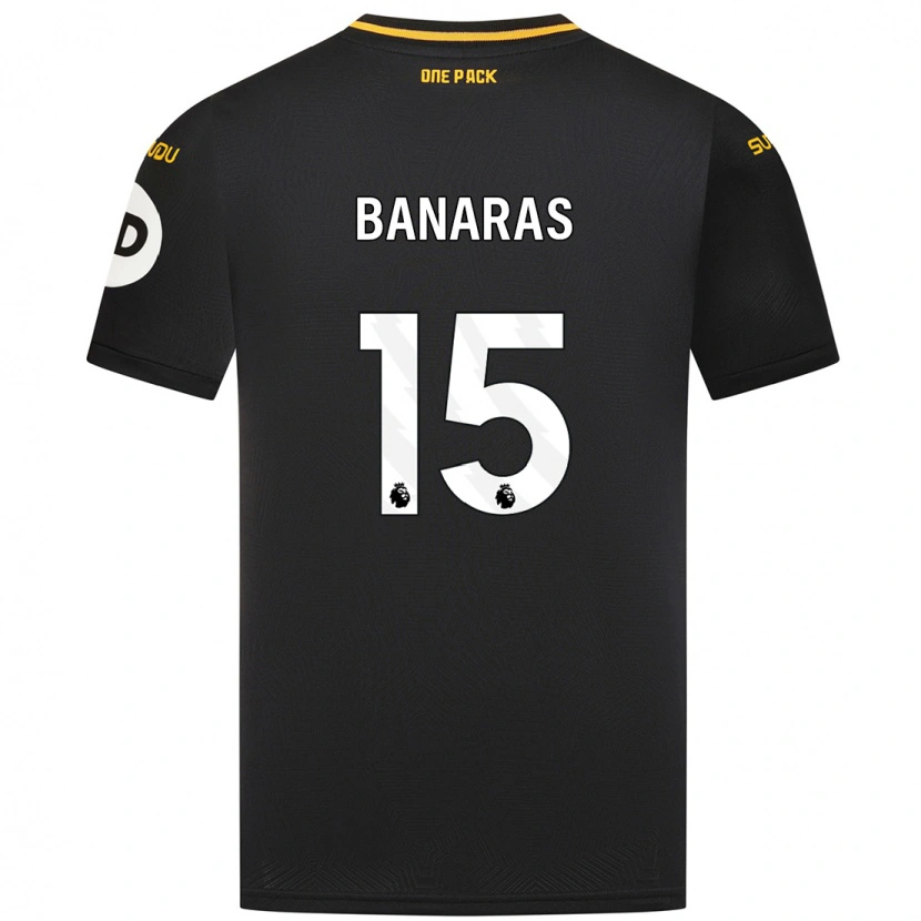 Danxen Barn Layla Banaras #15 Svart Bortatröja Matchtröjor 2024/25 Tröjor T-Tröja