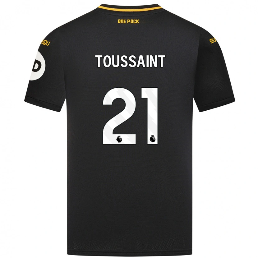 Danxen Barn Destiney Toussaint #21 Svart Bortatröja Matchtröjor 2024/25 Tröjor T-Tröja