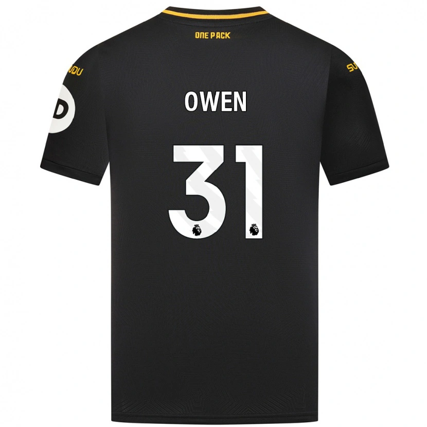 Danxen Barn Skye Owen #31 Svart Bortatröja Matchtröjor 2024/25 Tröjor T-Tröja